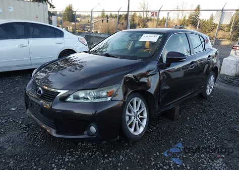 2012 Lexus Ct 200H Premium из США, поврежденный, VIN JTHKD5BH3C2088160